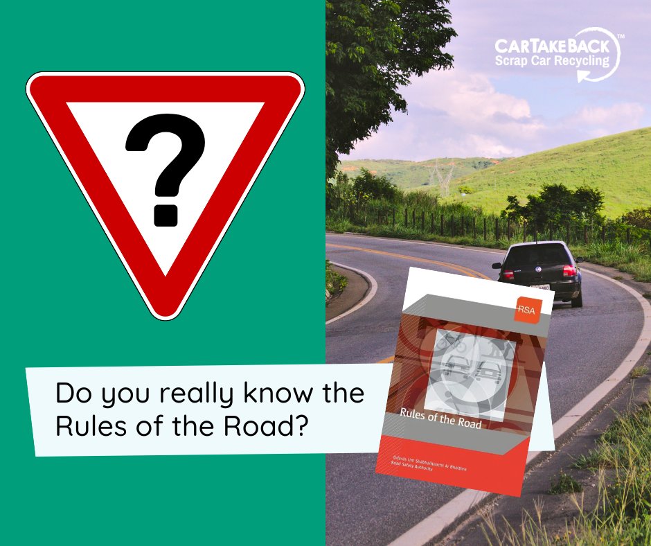CarTakeBackIE's tweet image. The #RulesOfTheRoad are essential guidelines to keep us safe. 🚗 🛑⚠️ Are you familiar with these rather unusual rules?… 😳
cartakeback.ie/blog/in-the-kn…
