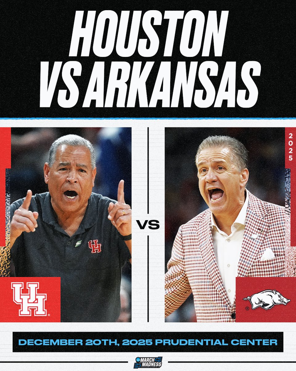A rivalry renewed ⚔️

Arkansas and Houston have agreed to a matchup in Newark on December 20th 😤