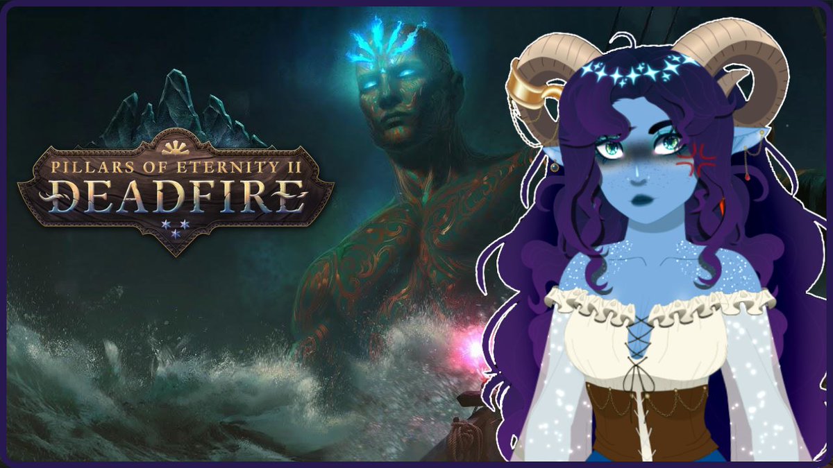 EvnaTheRotten's tweet photo. Going live with Pillars of Eternity 2: Deadfire

Today, I'm tying up loose ends in the Deadfire
If you want some background noise, come and lurk if you want.

https://t.co/d0ZorxYPyN

#pillarsofeternity2 #expedition33 #envtuber #rpg https://t.co/MwfBFdfAyx