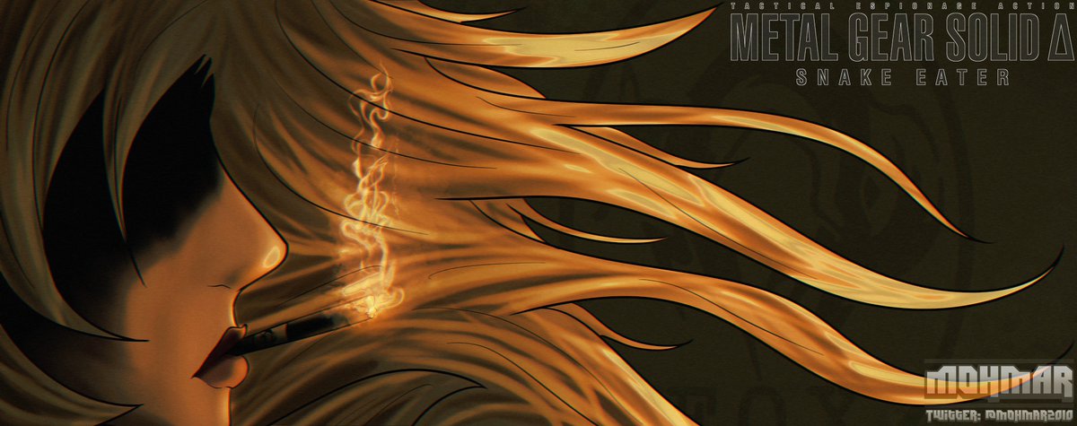 Wanted to draw a simple thing since im busy with projects, so here's Eva, well what is meant to be Eva at least
#MetalGearSolid #MGSDelta