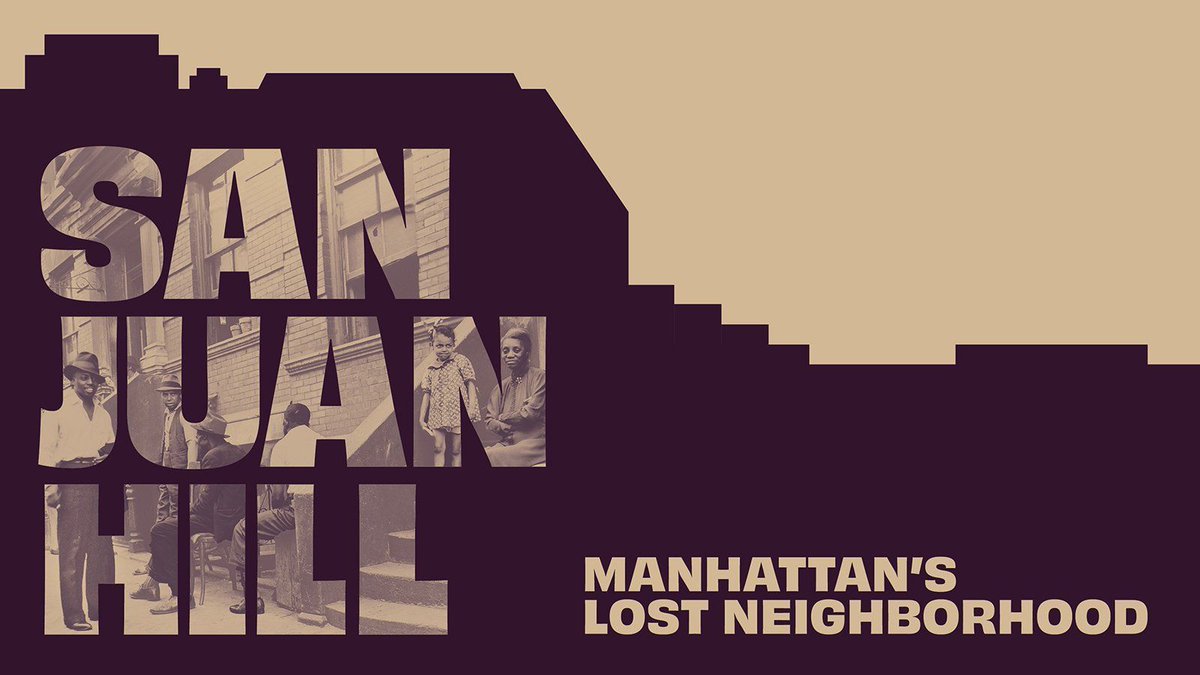 Attend a screening of San Juan Hill: Manhattan’s Lost Neighborhood, directed by Emmy Award winner Stanley Nelson, on Tuesday, October 14, 2025, at 7:00 pm, with narration by Academy Award-winning actress Ariana DeBose (West Side Story). bit.ly/45MG4Jb