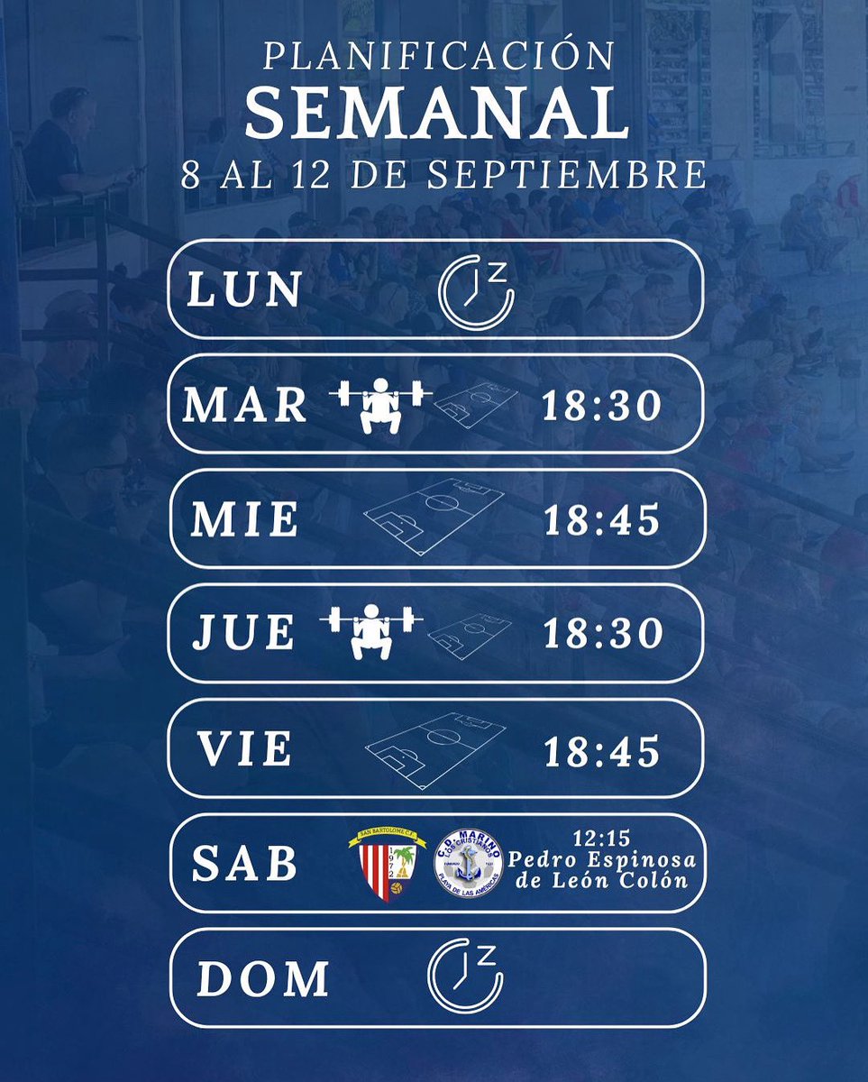 Plan de Trabajo Semanal 🤩💙