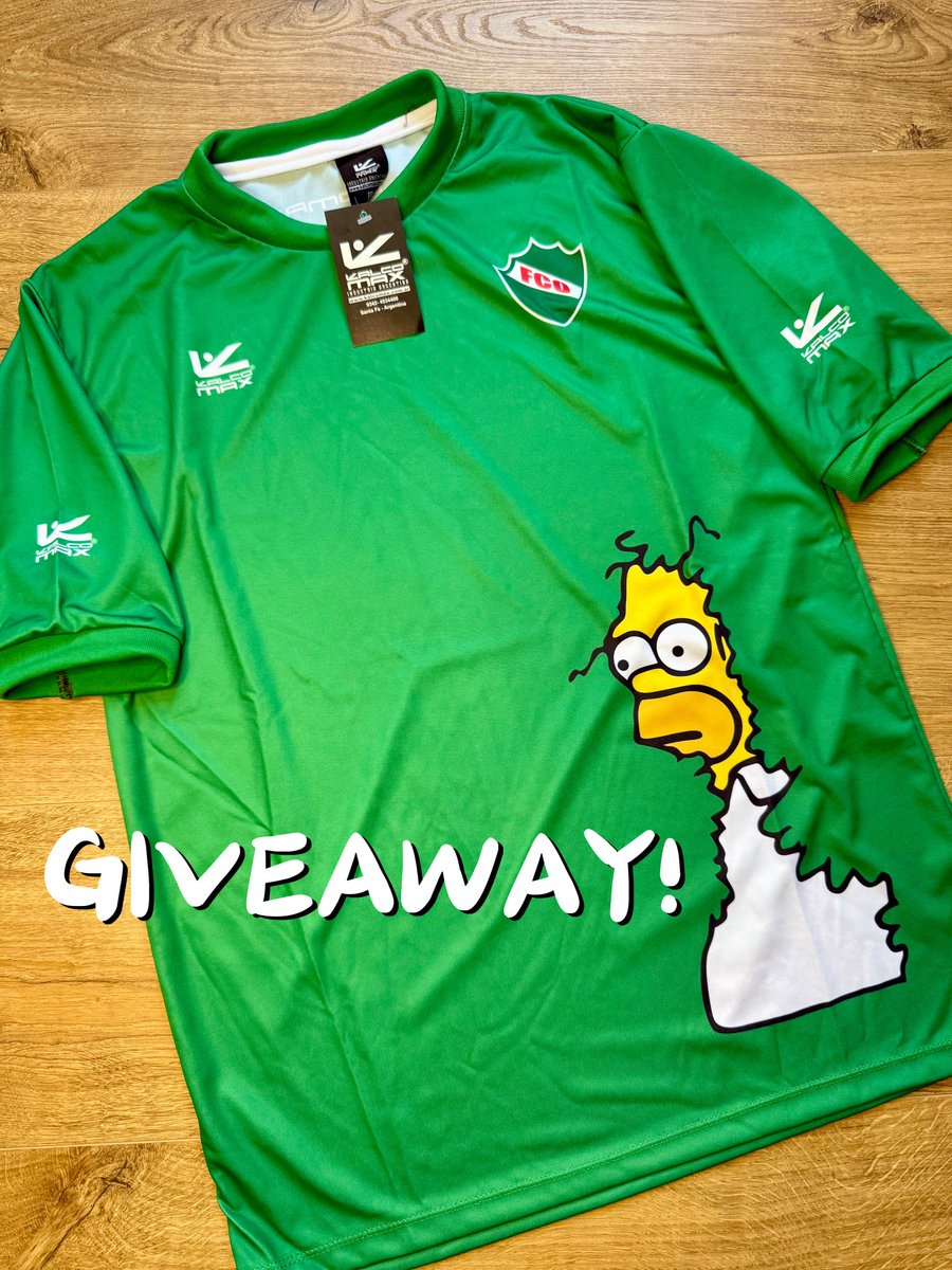 Giveaway Time!‼️

Ferro de General Pico de 18/19 GK🇦🇷

(BNWT / Medium)

To win comeplete the following:

- Like + RT + follow <a href="/klopp_1/">1KloppShop</a> ✅
- Like + RT the quoted tweet ✅
- Tag two friends ✅

Winner announce Sunday 14/09/2025 at 7pm👍 

Good luck!🤞

#giveaway #simpsons