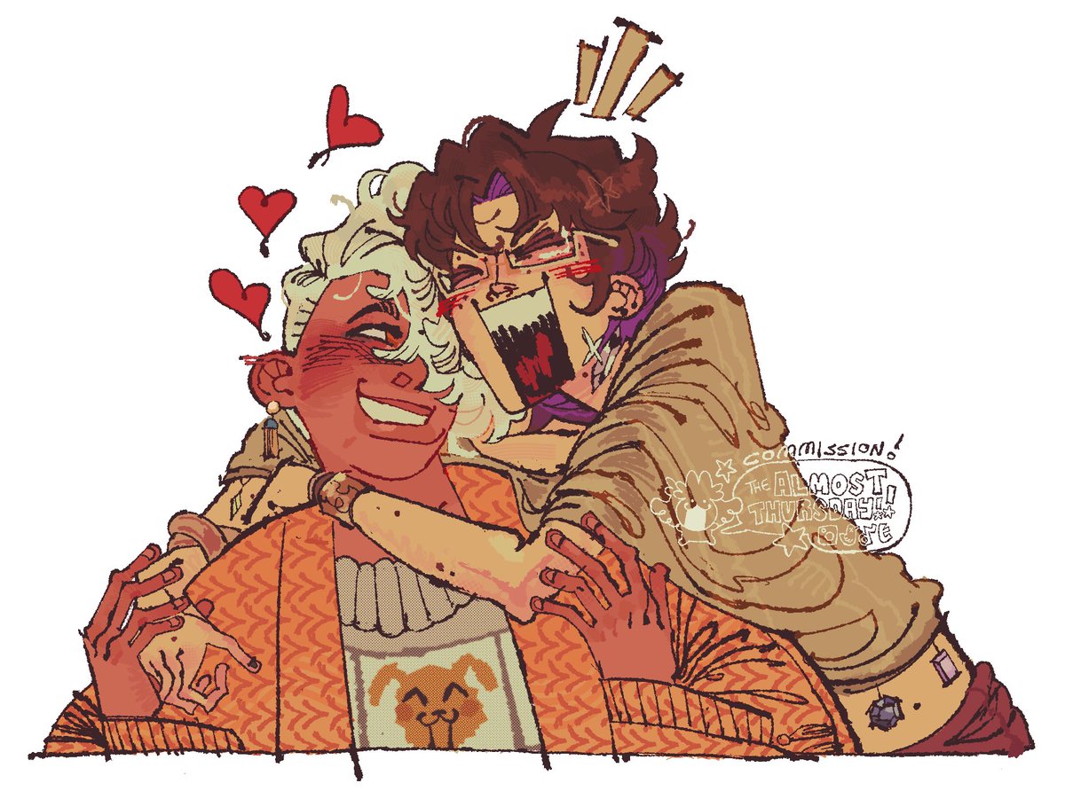 DE ship comms for  <a href="/crunch_of_kind/">🌟crunch🔔🐩</a> ( left )&amp; <a href="/witheredquincey/">✨Quincey✨</a> ( right ) &lt;33333 #dateeverything