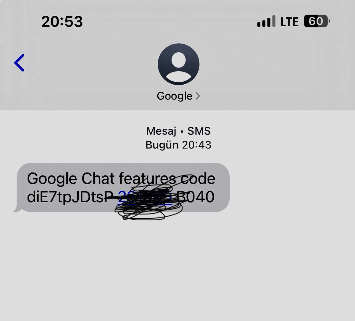 Bu mesaj nedir bilen var mı? Durup dururken geldi.