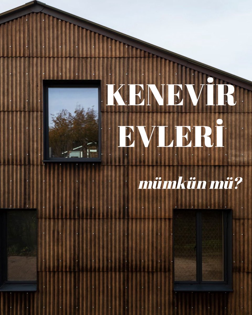 Kenevir kireci (hempcrete), nefes alabilen, yangına dayanıklı ve karbon-negatif bir yapı malzemesi. 🌱

Avrupa’da örneklerini gördüğümüz kenevir evleri, iklim krizine karşı umut verici çözümler sunuyor.
Türkiye’de depreme dayanıklı, çevre dostu yapılar için güçlü bir alternatif.