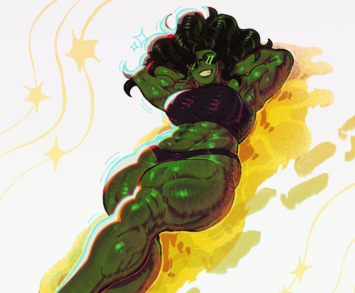 She hulk commission🟢🌠