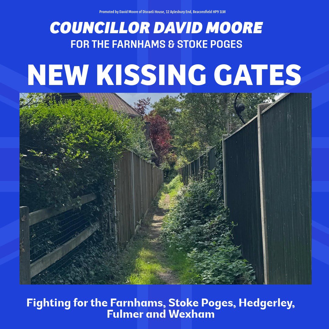 Good news for Blackpond Lane, Farnham Common!

New kissing gates going in to prevent  illegal quad bikes, boosting safety &amp; access for walkers.

👏 Thanks to residents, Parish Council, Cllrs <a href="/ThomasBroomUK/">Thomas Broom</a> &amp; Dev Dhillon, the <a href="/ChilternSociety/">Chiltern Society</a> &amp; PCC <a href="/matthew_barber/">Matthew Barber</a>.