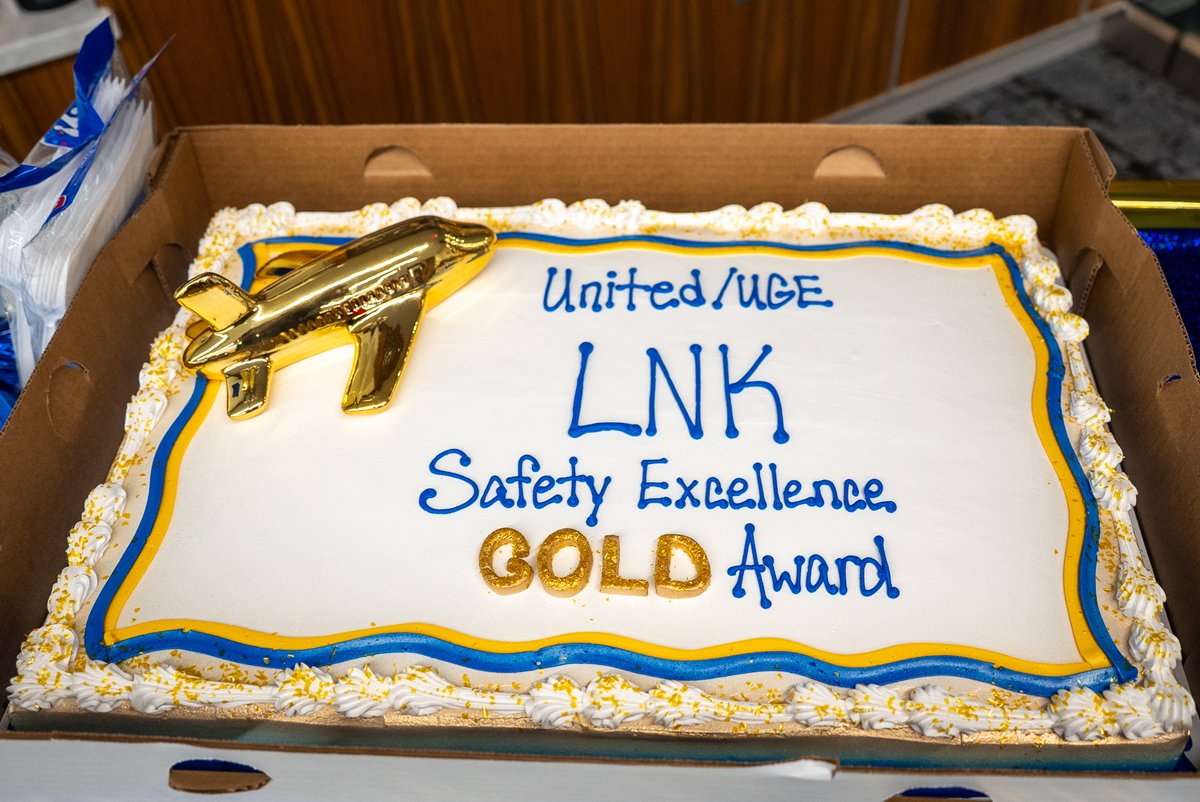 #TeamLNK Shines Gold! ✨

LNK is only the 2nd station out of 174 in United’s regional line station network to achieve the Gold Safety Excellence Award!

We’re proud of the team’s daily commitment to safety and service. 💛

<a href="/LNKairport/">Lincoln Airport</a>
#WeAreUGE #SafetyExcellence #Teamwork