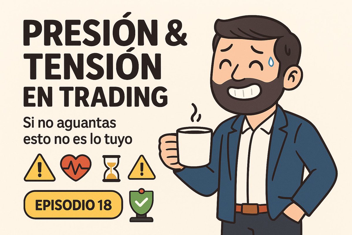 ⚠️ Episodio 18 #TradingPodcast: Presión &amp; Tensión

• Límites duros 
• Pérdida diaria 
• Respiración 
• Pausas

▶️ youtu.be/1QgXKA4dfps

📈 Canal de señales gratuitas de BTC t.me/tradingsignals… 

💰 Bitget referido partner.bitget.com/bg/12G2CX