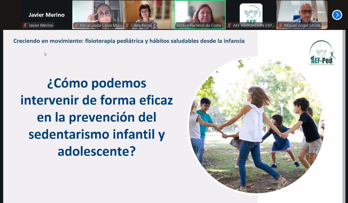En el Día Mundial de la Fisioterapia, he tenido el honor de participar como ponente en la Merienda con Ciencia, organizada por la AEF-Ped, “Creciendo en movimiento: fisioterapia pediátrica y hábitos saludables desde la infancia”.