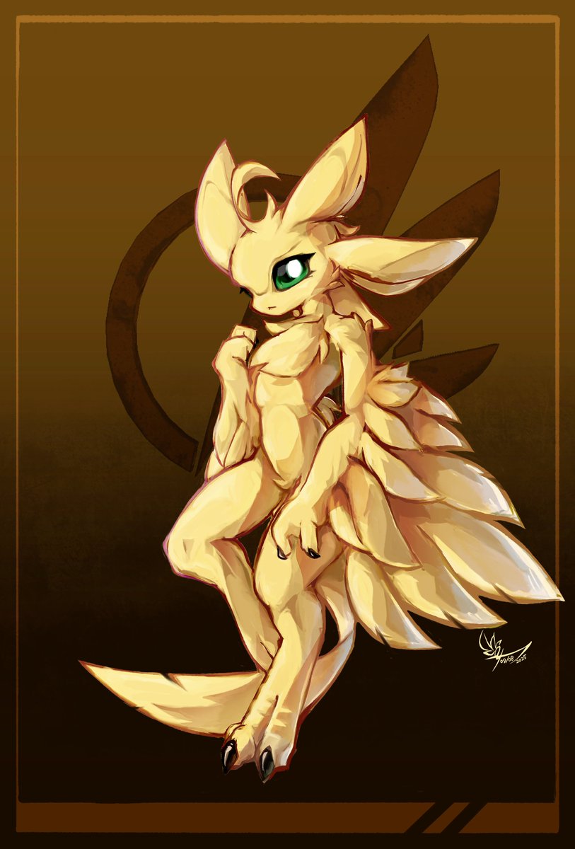 Fixed details &amp; background and this project it's done :)

#Avali #furry