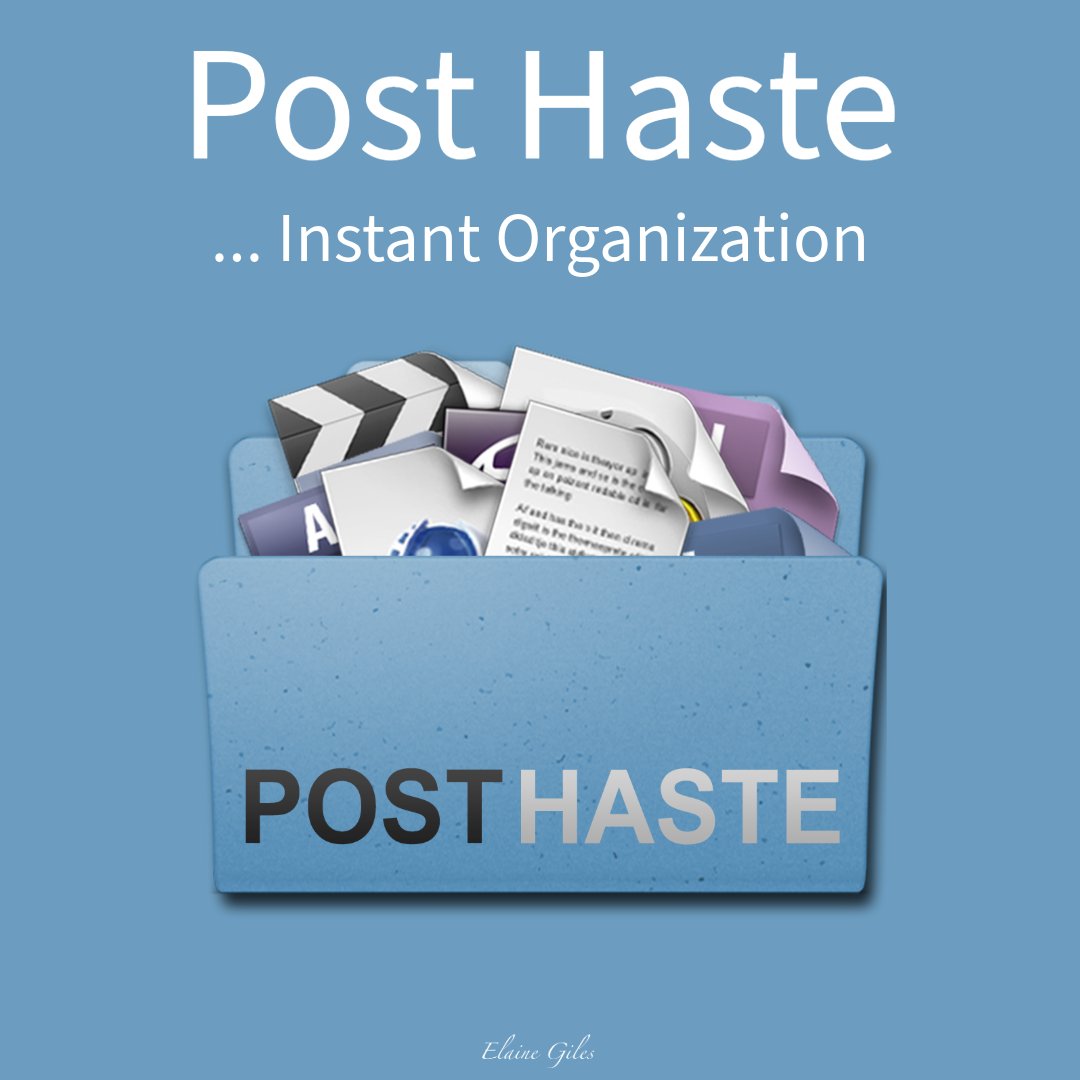Post Haste for Mac + Windows saves time with project templates:

✅ Custom folders &amp; naming rules
✅ Pre-built presets for every project
✅ Organized every time

Set up once, reuse forever.

🔗 digitalrebellion.com/posthaste/

#macapps #macOS #mac #apple #Windows #apps