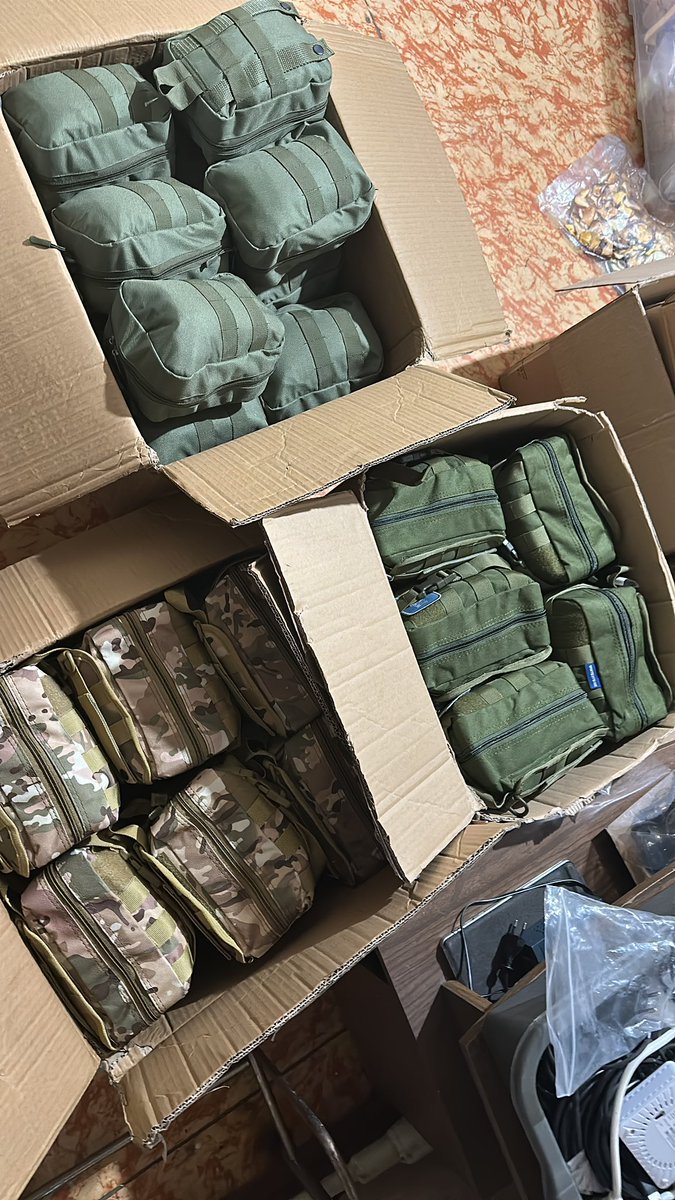 Sick and can finally lay in bed after filling 50 IFAKs for my soldiers. 

Truly there are never days of rest when you are at war. 

My drone team needs help. We have currently raised $3063. 

paypal.com/donate/?hosted…

List of needs: 

4 x Mavic 3 Pro $2550 each 
3x ROC Antenna: