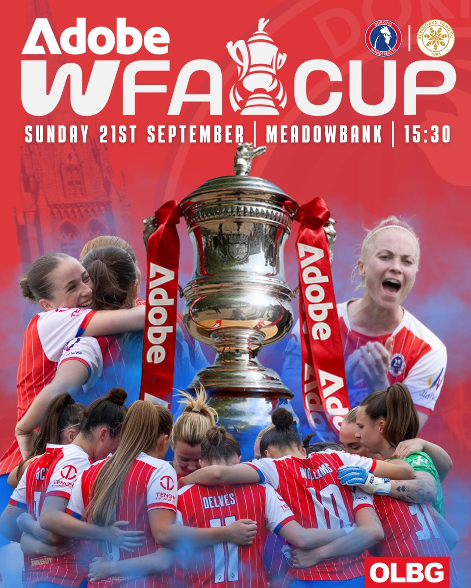 🏆 The Adobe Women's FA Cup is back at Meadowbank! 🚨 

We face Sevenoaks Town in the second round qualifier on the 21st of September. 

🔥 Let’s pack the stands and make it a day to remember!
