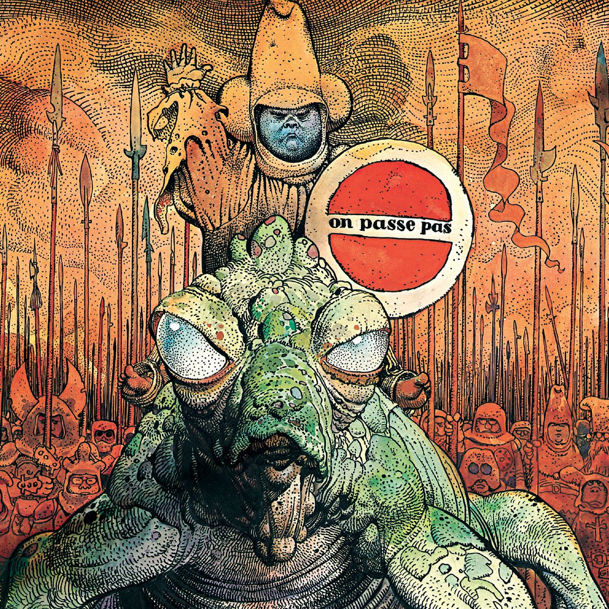 #MoebiusMonday cover illustration from by Pilote n°688, 1973.