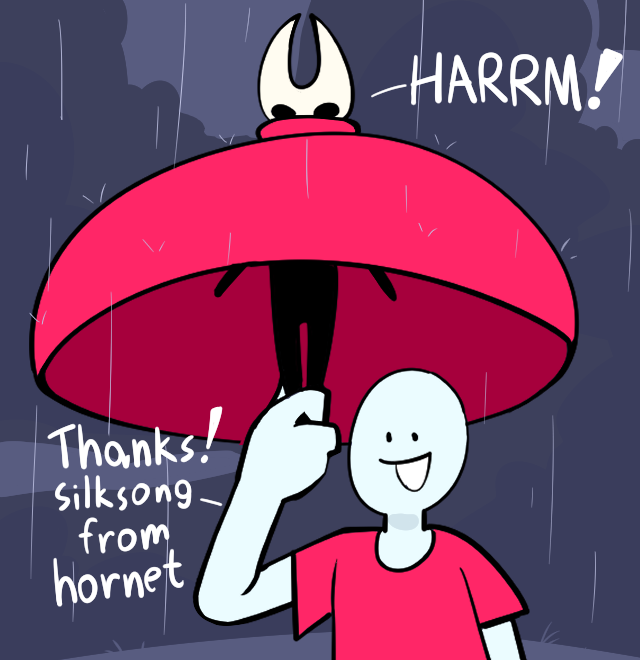 don't forget to bring your Hornet umbrella on a rainy day