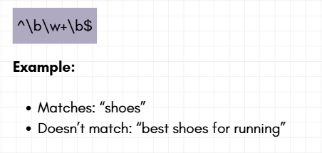 jai_busa's tweet photo. Day 9 of the GSC Regex Series

Regex for Queries by Word Count: This regex matches queries with only one word.

Query:^\b\w+\b$ https://t.co/ie9vihN7IH