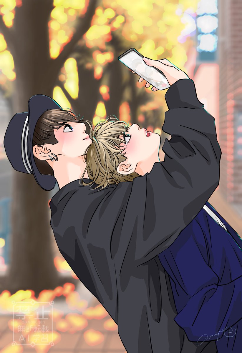 Anya_oxygen's tweet image. #taekookfanart 🪾🍂