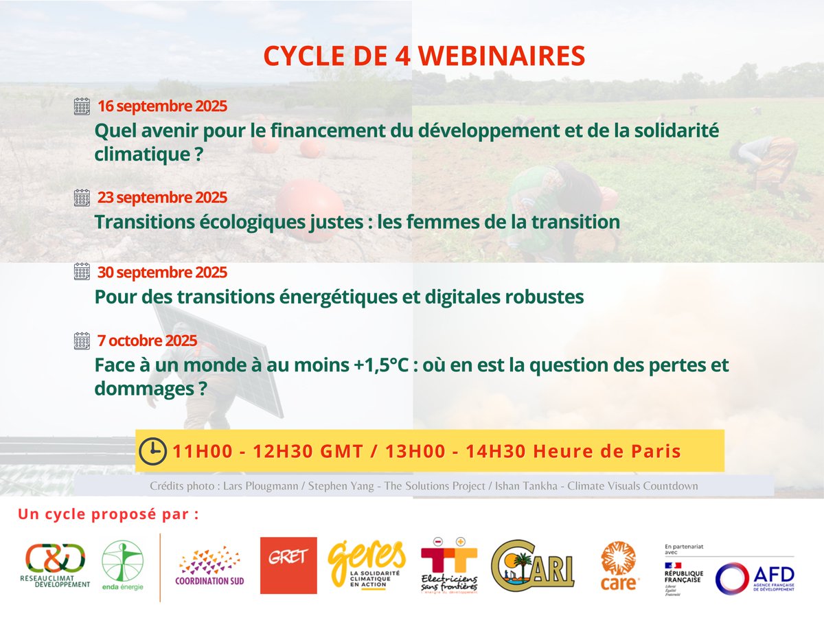 Nos 4 webinaires à venir

Inscription Webinaire 16 septembre 2025 : events.teams.microsoft.com/event/30e24e84…

Webinaire 23 septembre 2025 : events.teams.microsoft.com/event/c7c5666b…

 Webinaire 30 septembre 2025 : events.teams.microsoft.com/event/391bc0c6…

Webinaire 7 octobre 2025 : events.teams.microsoft.com/event/0bca99a5…
