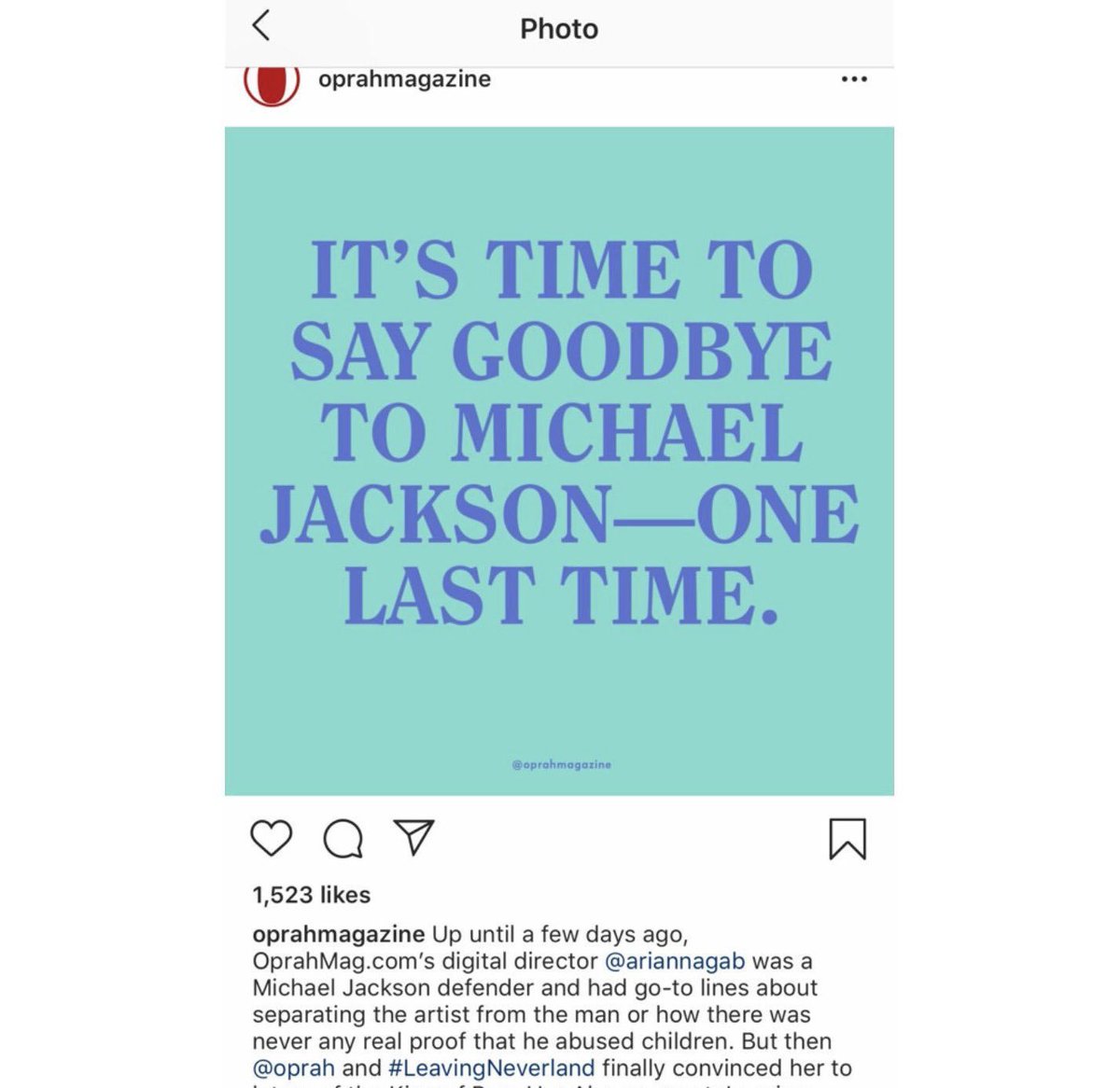 With Oprah, it’s way deeper than just her lived experience. Oprah herself is the best friend of non other than Harvey Weinstein, a convicted sex offender.

When Leaving Neverland dropped, another documentary also dropped on the same day- it was about Weinstein.

Oprah did the