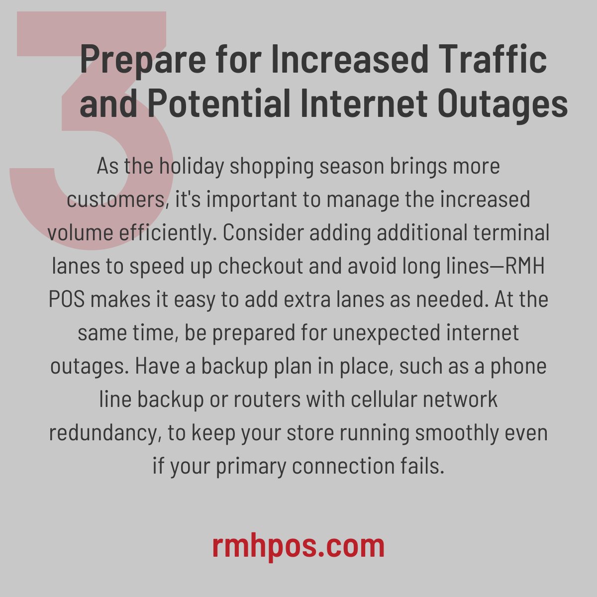 RMHPos's tweet image. Q4 is just around the corner, and it’s time to get prepared for the busiest time of the year! Here are 3 essential tips to help you stay ahead.