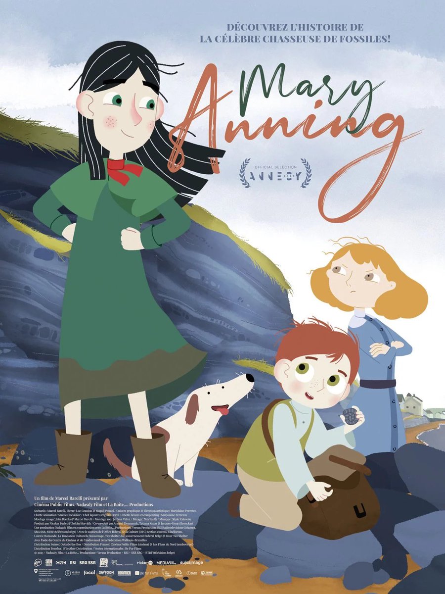 La fabuleuse histoire de Mary Anning arrive en salles la semaine prochaine via Cinéma Public Films 🐚