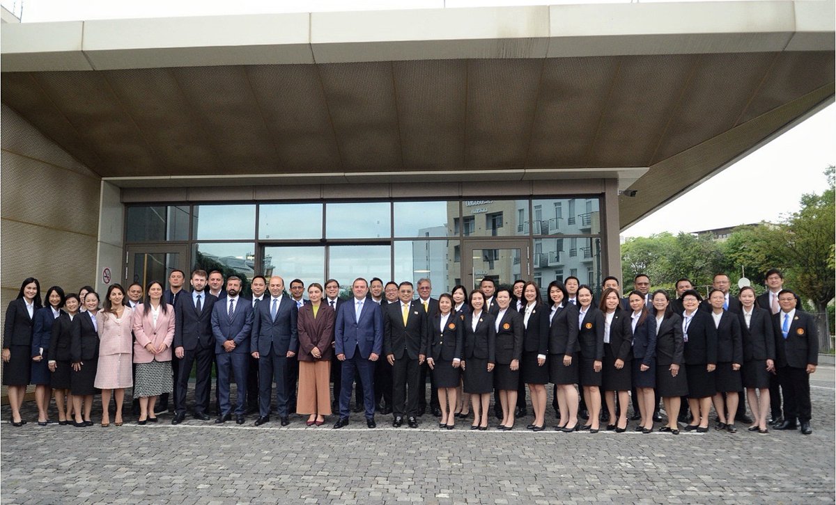 🇹🇭🤝🇬🇪 On 8 Sept 2025, Auditor General Monthien Charoenpol <a href="/berm_SAO/">monthien SAO</a> and senior executives of the 14th Executive Audit Program visited the State Audit Office of Georgia in Tbilisi, strengthening cooperation, sharing best practices, and advancing audit standards globally.