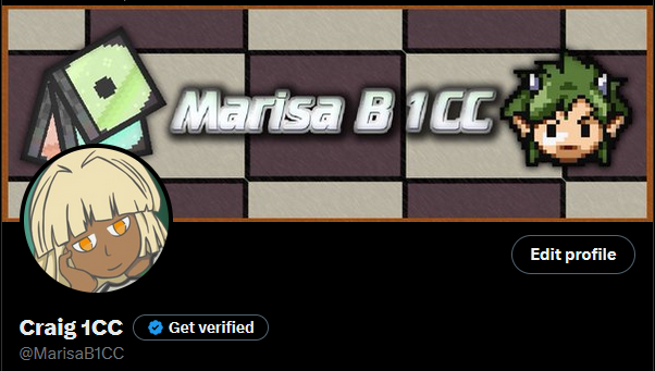MarisaB1CC's tweet image. Gonna keep the old banners (partially due to laziness, partially to nostalgia)
But Im gonna generally have My social presence go by Craig 1CC now. Trialed it at locals first, and I like it overall so, Craig 1CC it is! 
(My twitter and blsky @ will stay the same)