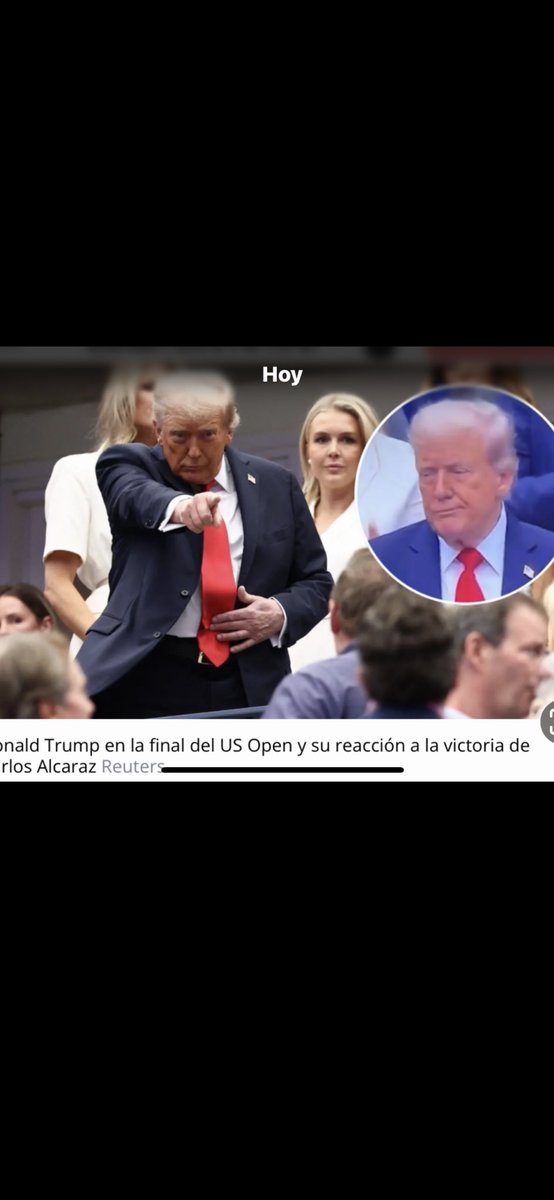 jpglorca's tweet photo. La reacción de @carlosalcaraz tras su victoria en el @usopen en presencia de @realDonaldTrump , cuando este anunció que iba a bajar los aranceles a los #michirones, el #zarangollo, las #marineras, el #pasteldecarne y los #paparajotes https://t.co/todAc0ufcc