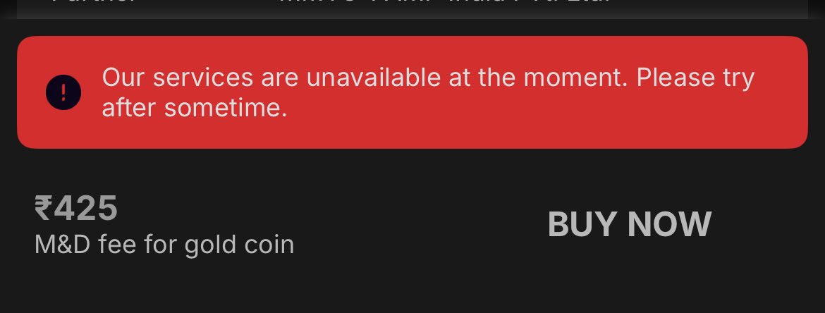 rishabh0201's tweet photo. @PhonePe hello team,

I’ve been trying to get delivery of gold for last 1 week but getting issue constantly. Would request your work assistance here. https://t.co/dsHUYWSjh6