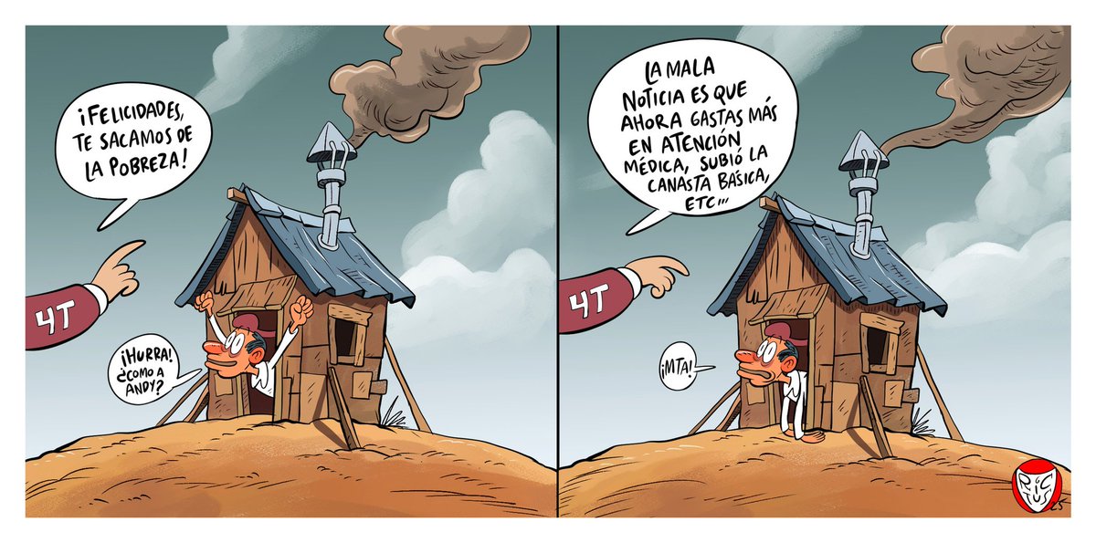 "Pobreza" Cartón publicado en <a href="/ElFinanciero_Mx/">El Financiero</a>