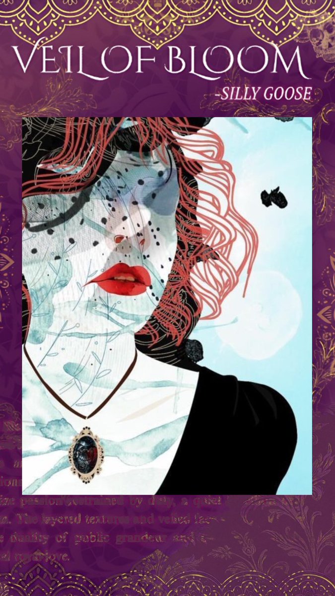 sillygooseco's tweet photo. Oh my gosh 🤩 Published again!
My piece “Veil of Bloom” is now in Raj journal 🌸

Longing wrapped in elegance, secretly dreaming of rebellion 🔥
Unveil here 💕: https://t.co/PWjUw8sw3p https://t.co/pQJYVNfu7t