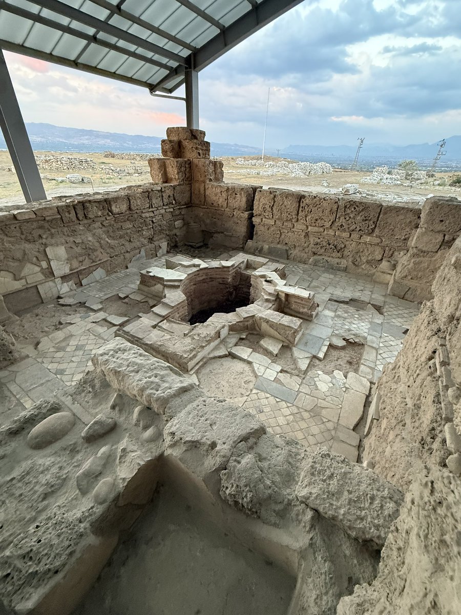 EllulPeter's tweet photo. The Council of Laodicea (4th c.) met in the city’s basilica, where remains of a striking baptistery and ambo can still be seen. These ruins witness both the city’s wealth and its role in shaping early Christian practice. https://t.co/FADxuDqGvp