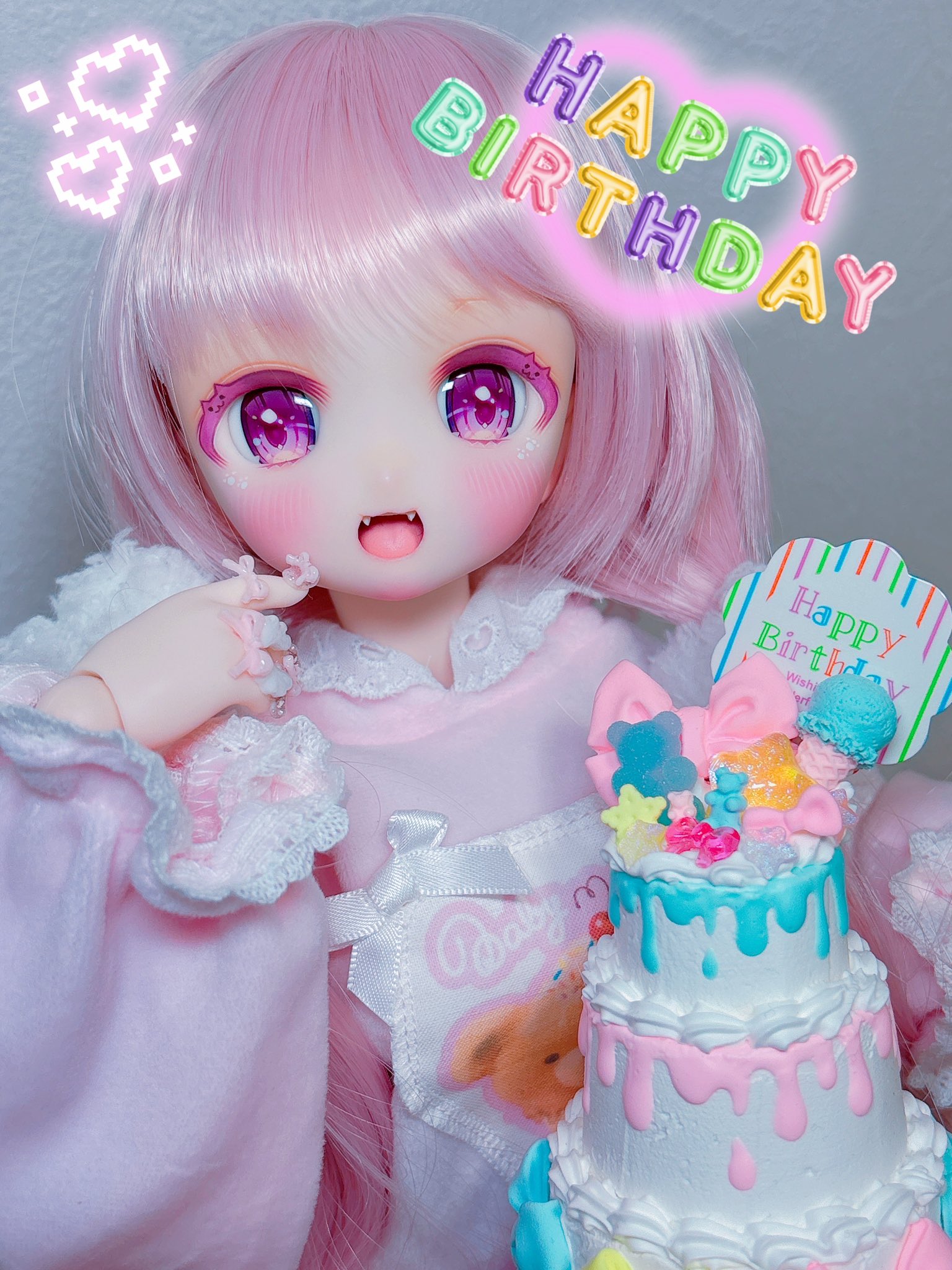 【ちびたんさま】vintage ୨୧ 真っ白な 可愛い ウサちゃん このちびうさとほたるちゃんのほしくて出るまでまわしたー