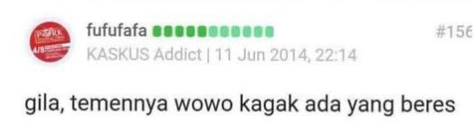 <a href="/ARSIPAJA/">Jejak digital.</a> Lagi-lagi cuitan fufufafa yang ini harus keluar