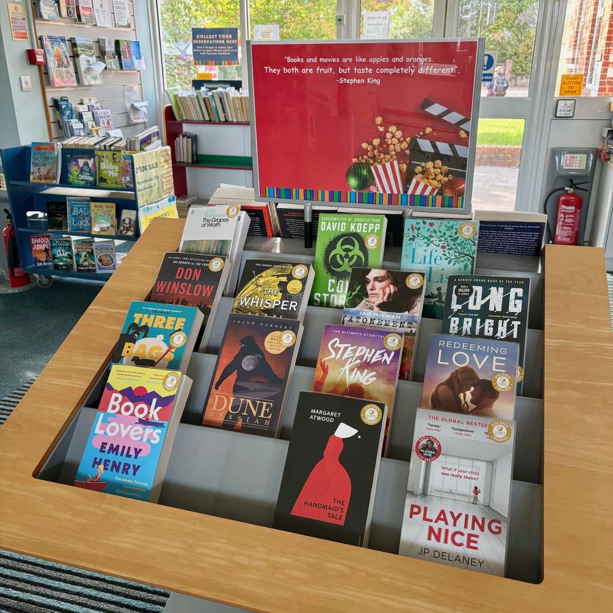 AshLibrary's tweet image. Our new &apos;Adaptations&apos; True and Discover set are flying off the shelves 🎥🍿🎞

Pop in and borrow one before they all go!

#LibraryBooks #BookRecs #AshLibrary #SurreyLibraries #AshSurrey #BookAdaptation #MovieAdaptation #FilmAdaptationsOfBooks