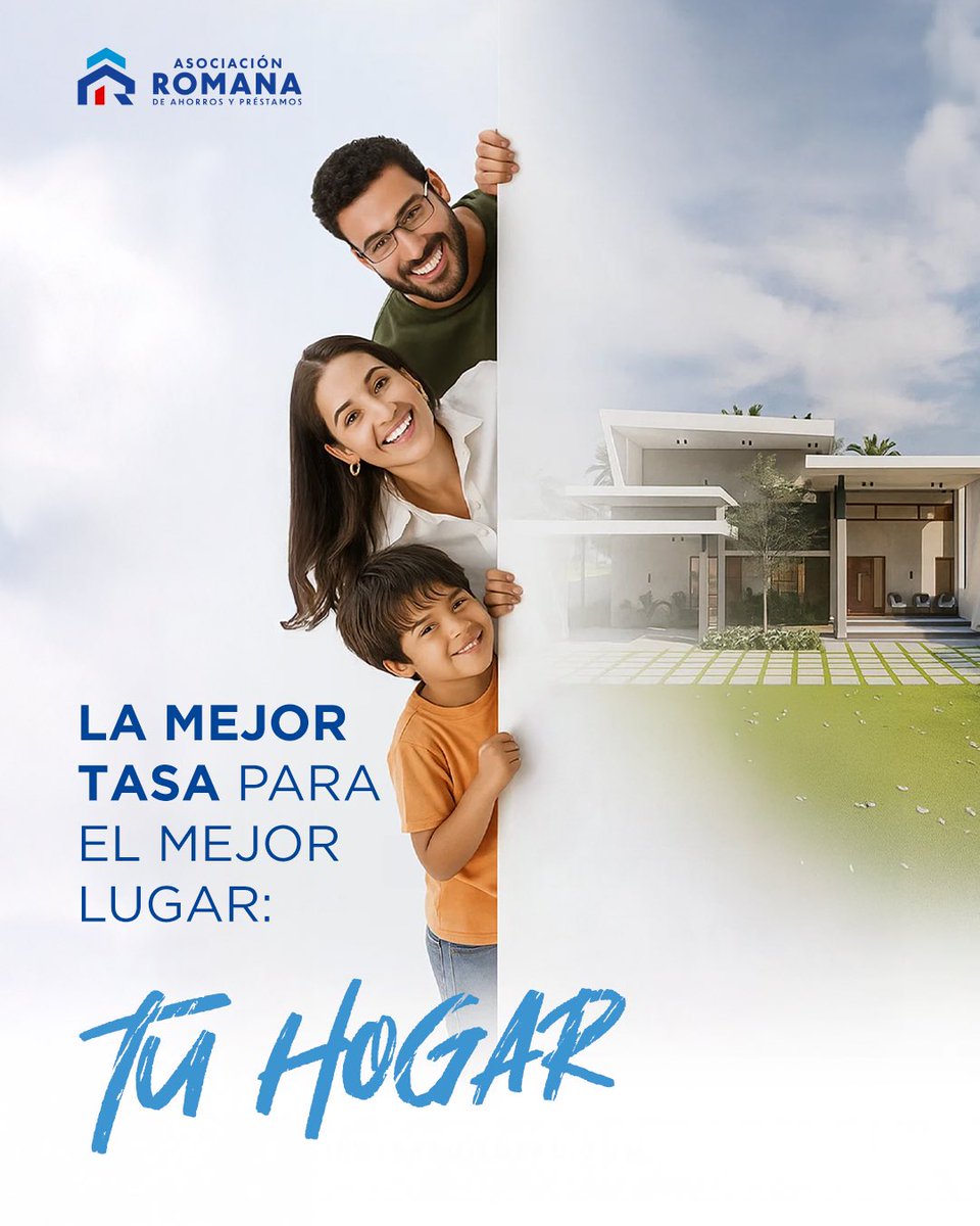 ✨ Tu sueño de tener casa propia está más cerca de lo que imaginas.
Con la mejor tasa hipotecaria, haces realidad el lugar donde crecerán tus recuerdos y tu familia. 🏡💙