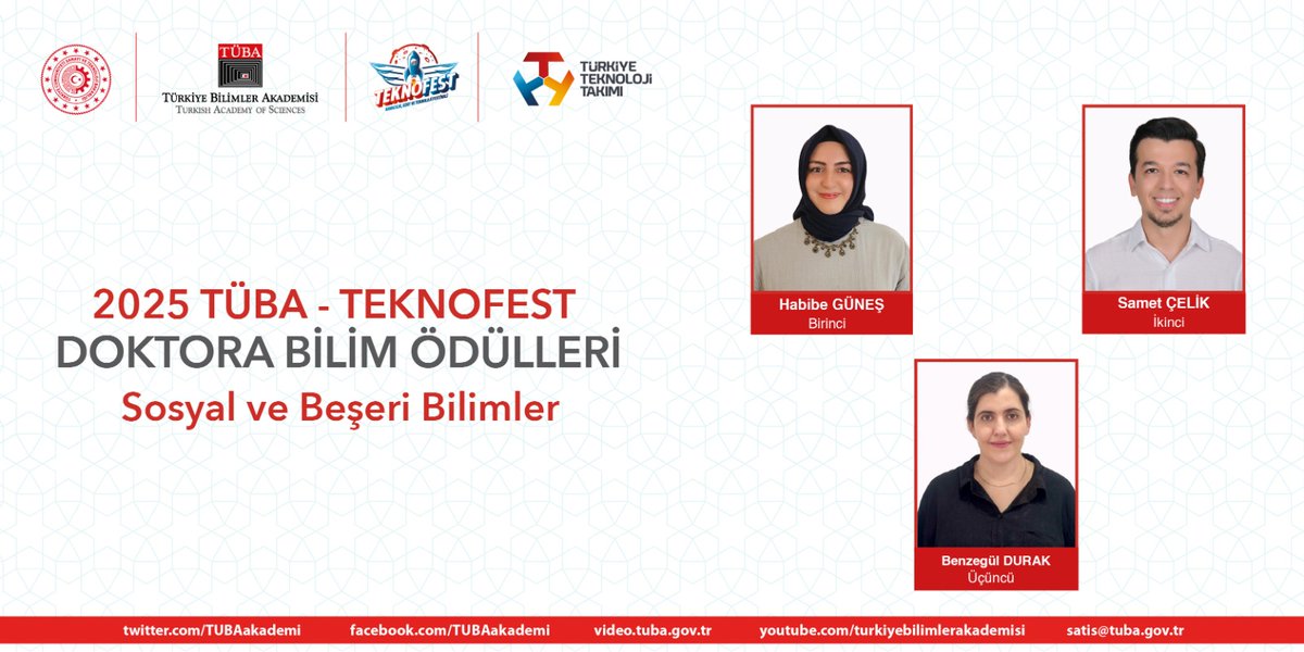 Öğretim Üyemizden TÜBA-TEKNOFEST Doktora Bilim Ödüllerinde Büyük Başarı

Üniversitemiz Eğitim Fakültesi Matematik ve Fen Bilimleri Eğitimi Bölümü Dr. Öğr. Üyesi Benzegül Durak, Türkiye Bilimler Akademisi (TÜBA) ve TEKNOFEST iş birliğiyle düzenlenen..