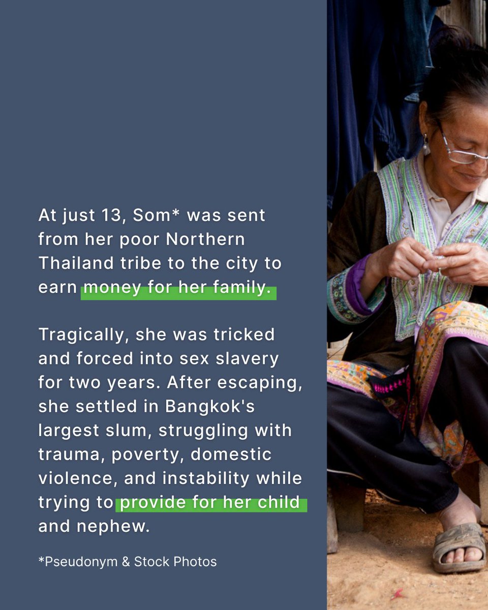 FaithToAction's tweet image. Som&apos;s story in Thailand: A powerful example of family strengthening. Step Ahead helped her build a safe home despite challenges, proving empowering families is the best path for vulnerable children. Sign the Global Church Pledge for family care solutions! globalchurchpledge.org