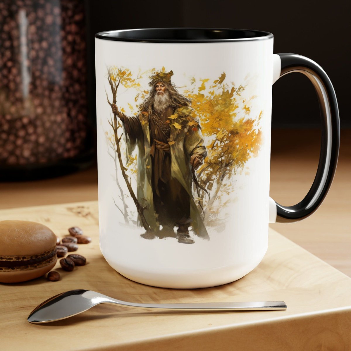 twistedtastes's tweet photo. Peak sass achieved with "Druid in a Forest, Fall Leaves, Two-Tone Coffee Mugs, 15oz"—fetch yours at https://t.co/LicnH9982u
 #Druid #fall #leaves #GiftIdea #TwistedMarket 🎁 https://t.co/8pCU9cAif3