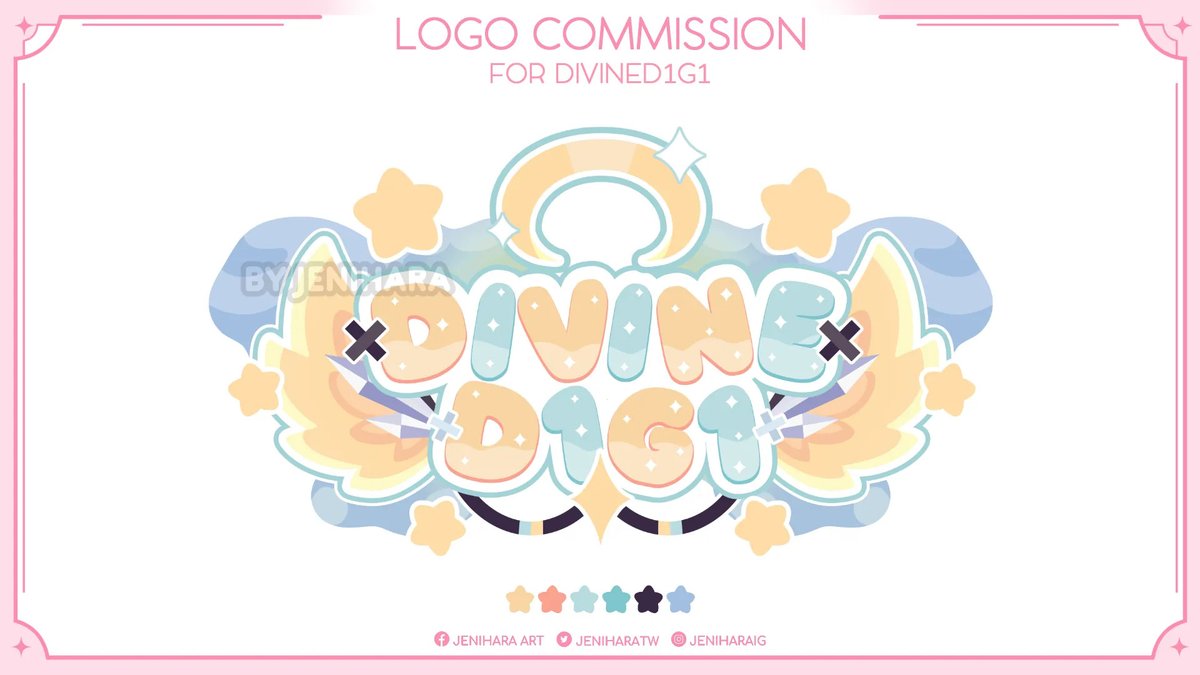 New Logo!! AAAAHEHE I LOVE IT SM 🩵💫
Commission by: #jenihara
#D1G1BOT #vtuber