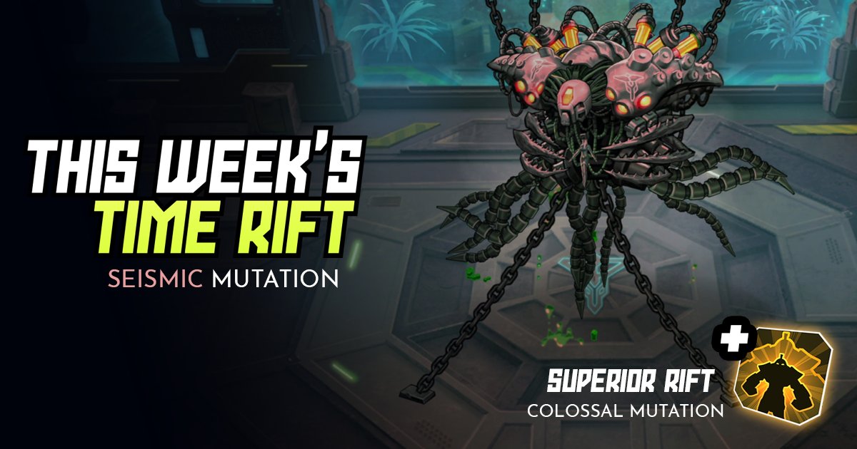 🤖 A new challenge arises with the Time Rifts! 
Is this a Giant or an Earthquake? Why not both! 🌋➡️bit.ly/3xYqc4K