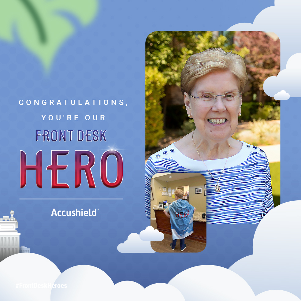 🎉 Congratulations to Elizabeth from <a href="/KiscoSeniors/">Kisco Senior Living</a> at Emerald Court for being our 2025 #FrontDeskHeroes Bundle winner! 

We're so proud to celebrate you! 🥳👏