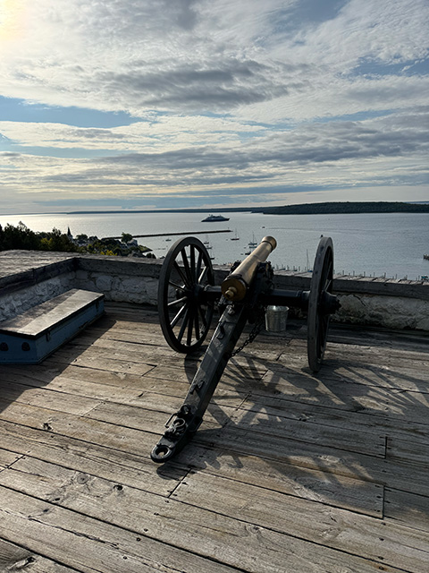 Today's view from Fort Mackinac. #thisismackinac