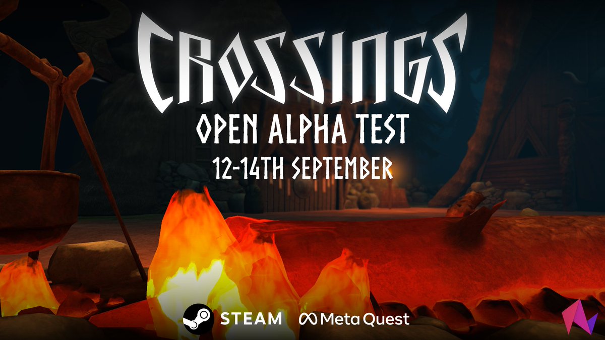This weekend, Crossings opens its gates again. From Friday, Sept 12 through Sunday, Sept 14, everyone is invited to join our open alpha on Steam and Meta Quest 3!

The playtest is completely free and open — no keys needed, just download and play!