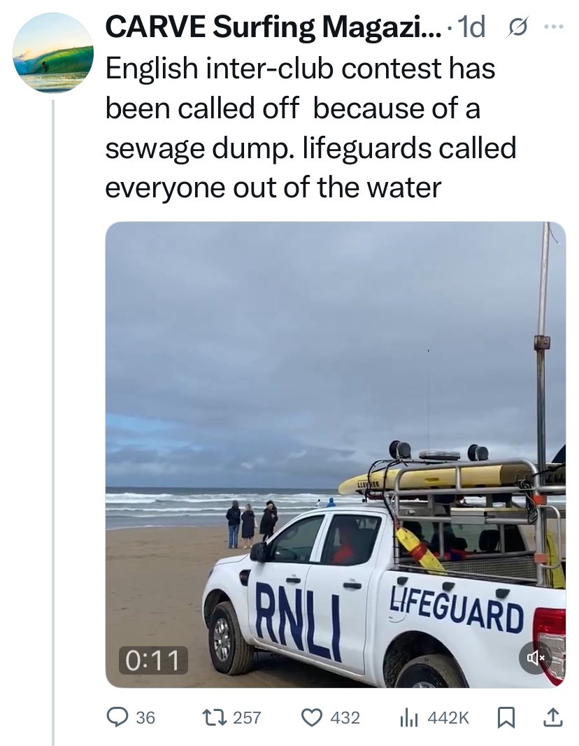 Campaigning for clean seas at Porthtowan 1990 > 2025. Same problems, same answers. 
They took our money and gave it to shareholders. 
35 years. Time for it to stop. 
<a href="/sascampaigns/">Surfers Against Sewage</a> <a href="/Feargal_Sharkey/">Feargal Sharkey</a>