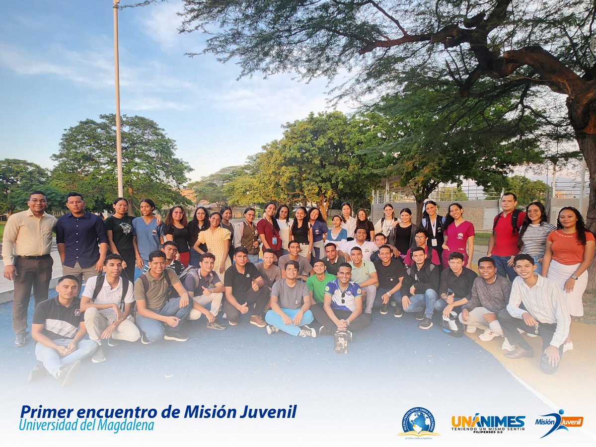 Ipuc_Distrito34's tweet photo. ¡Seguimos con Misión Juvenil Unimagdalena!
#IPUC
#Distrito34
#misiónjuvenil #menospalabrasmaspoder
#conquistadorespentecostalesd34
#siervos💙🧡
#Porquesoisfuertes https://t.co/kH2DZ3o9YE