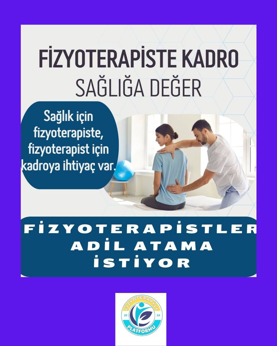 Çisem (@cisemtaskn) on Twitter photo 8 Eylül Fizyoterapistler Günü'nde yüzümüzü güldürecek bir atama sayısı bekliyoruz. Bizler emek verip başardık. Sırada güzel atama haberleri var. Adeletli alım yapılmalıdır.
<a href="/drmemisoglu/">Prof. Dr. Kemal Memişoğlu</a>
<a href="/saglikbakanligi/">T.C. Sağlık Bakanlığı</a>
#FizyoterapistlerGünü 8 Eylül Fizyoterapistler Günü'nde yüzümüzü güldürecek bir atama sayısı bekliyoruz. Bizler emek verip başardık. Sırada güzel atama haberleri var. Adeletli alım yapılmalıdır.
<a href="/drmemisoglu/">Prof. Dr. Kemal Memişoğlu</a>
<a href="/saglikbakanligi/">T.C. Sağlık Bakanlığı</a>
#FizyoterapistlerGünü