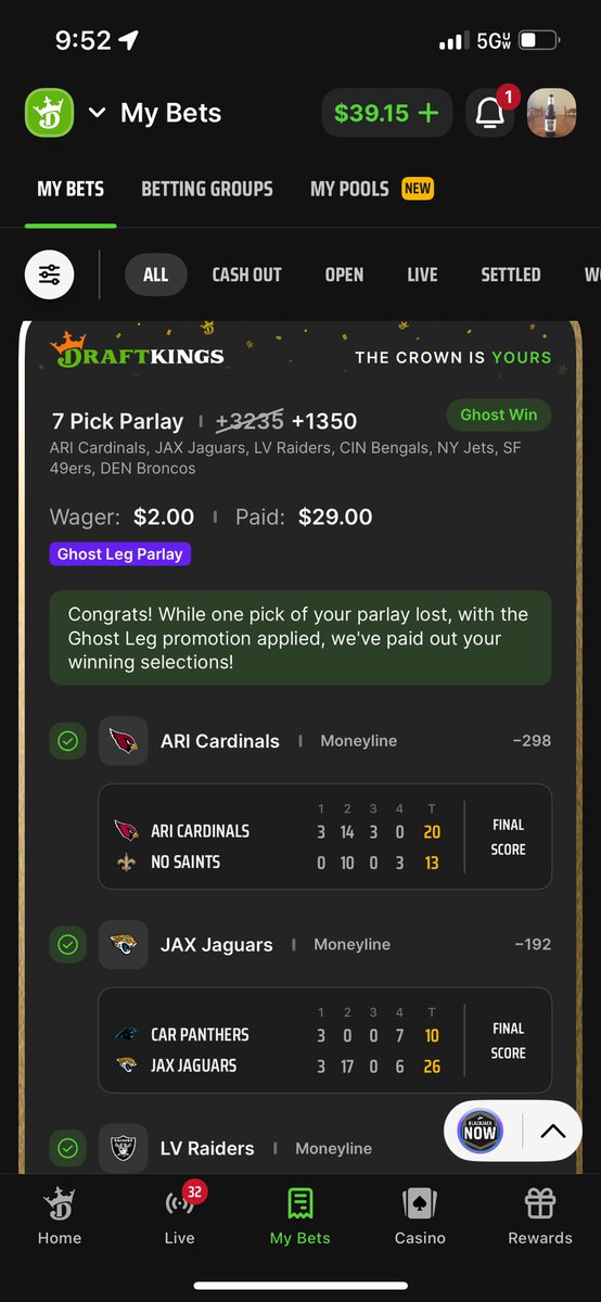 BoosterTim's tweet photo. @DKSportsbook It’s not much… but an honest days work.. lol https://t.co/KDgK7weFm3